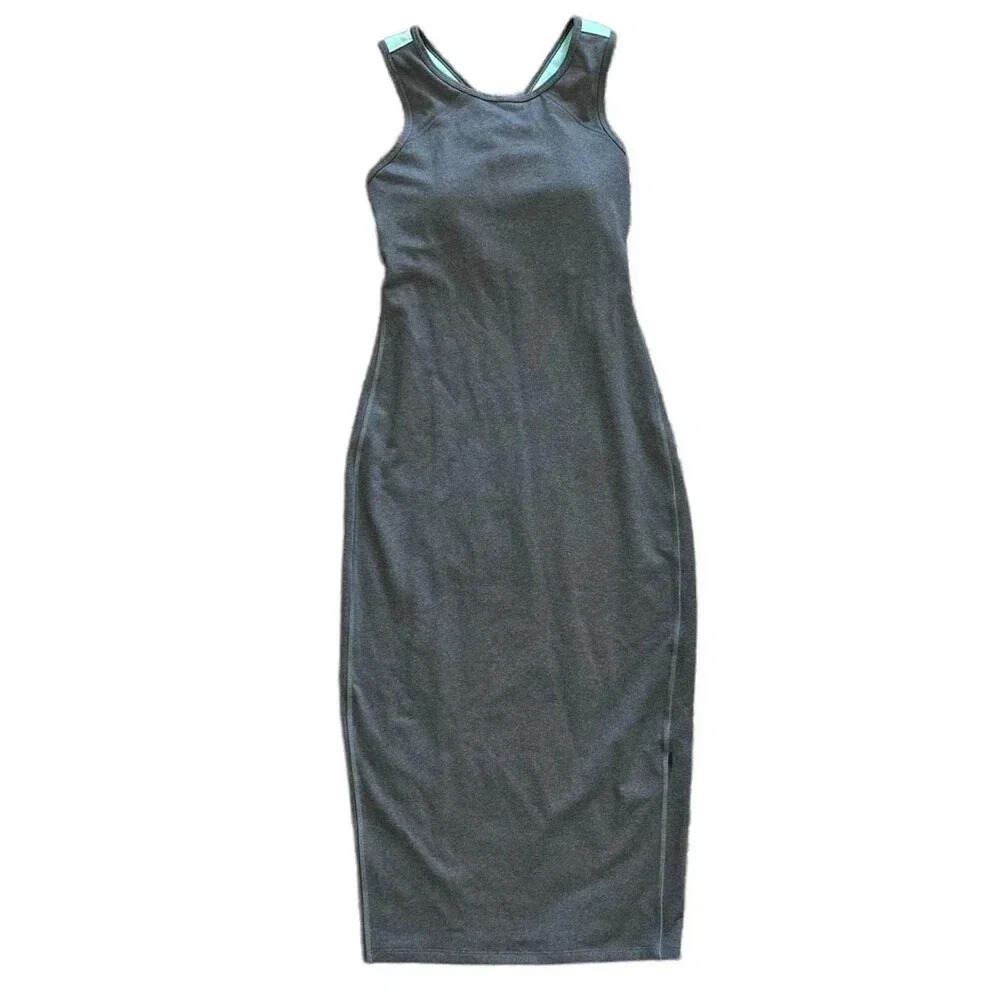 Lululemon Gray Mint Midi Picnic Play Dress 2